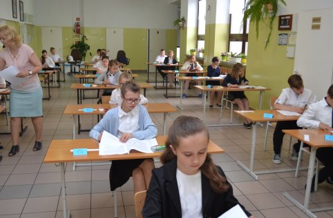 Próbny sprawdzian czwartoklasistów i piątoklasistów